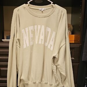 Nevada Graphic Sweatshirt - Light Green